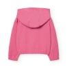 Mikina na zips s kapucňou Boboli - ružová