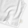 Crop Top bez rukávov Boboli - biele