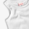Crop Top bez rukávov Boboli - biele