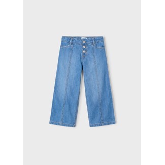 Rifľové tenké nohavice široké Denim Mayoral