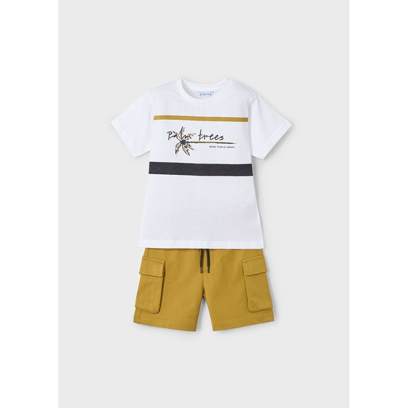 Letný Šortkový Set Palm Mayoral - khaki